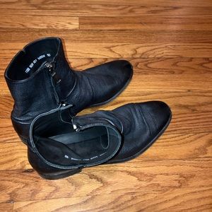 John Varvatos Morrison Sharpei Leather Boots
